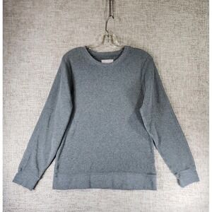 Everlane The Waffle Knit Long Sleeve Tee Mens Medium Gray Thermal Stretch